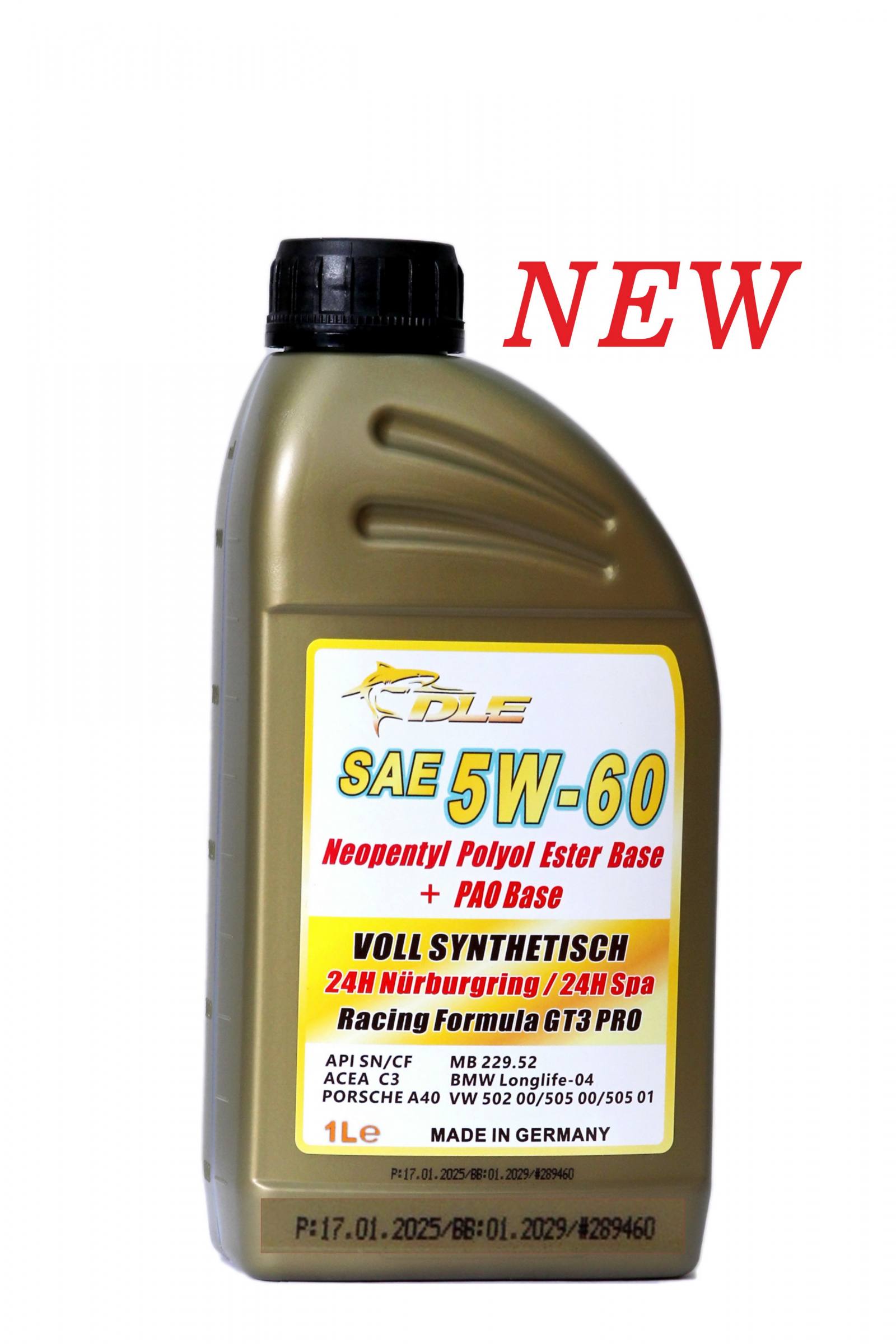 機油_第二代DLE 5W-60 Neopentyl Polyol Ester Base + PAO BaseDLE德國德力多元醇酯超級賽車機油 - 航空級潤滑油, 德國機油, 豐恩, 改裝, 改車, 保養